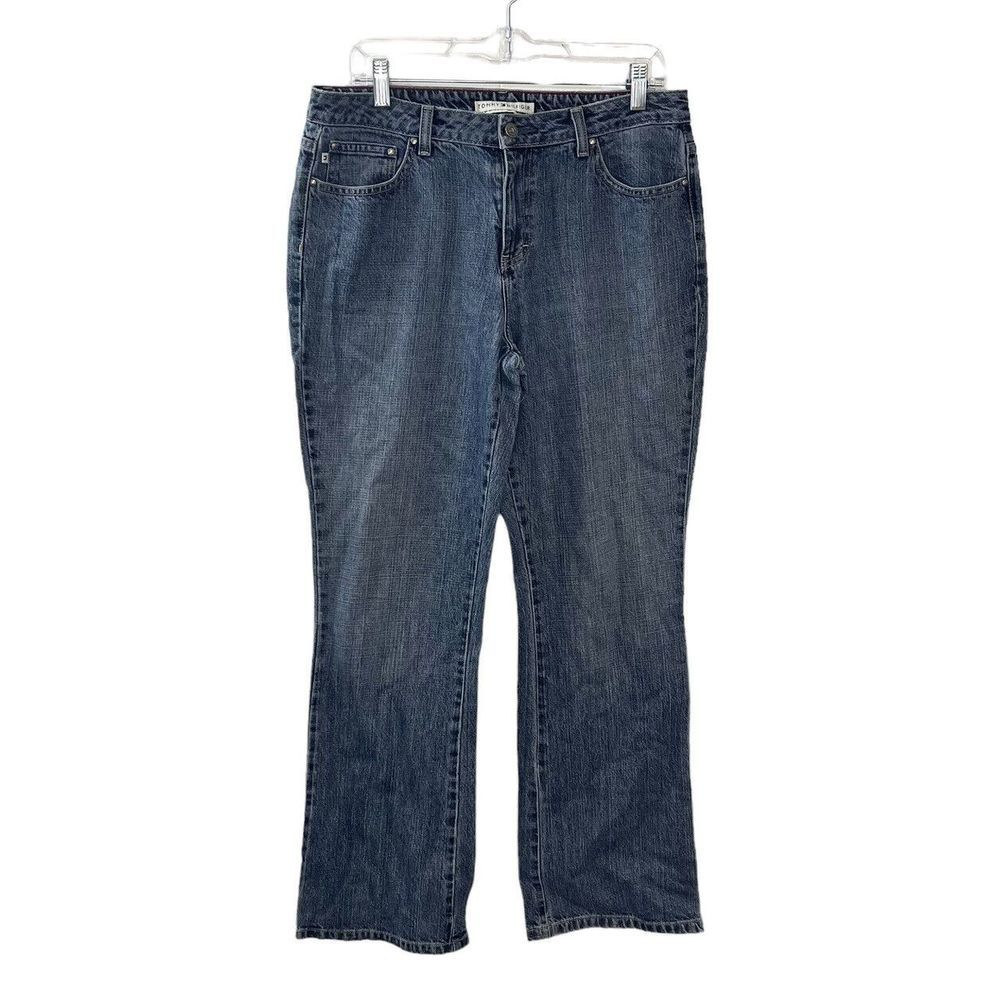 Tommy Hilfiger Womens Size 10 Boyfriend Blue Denim Jeans